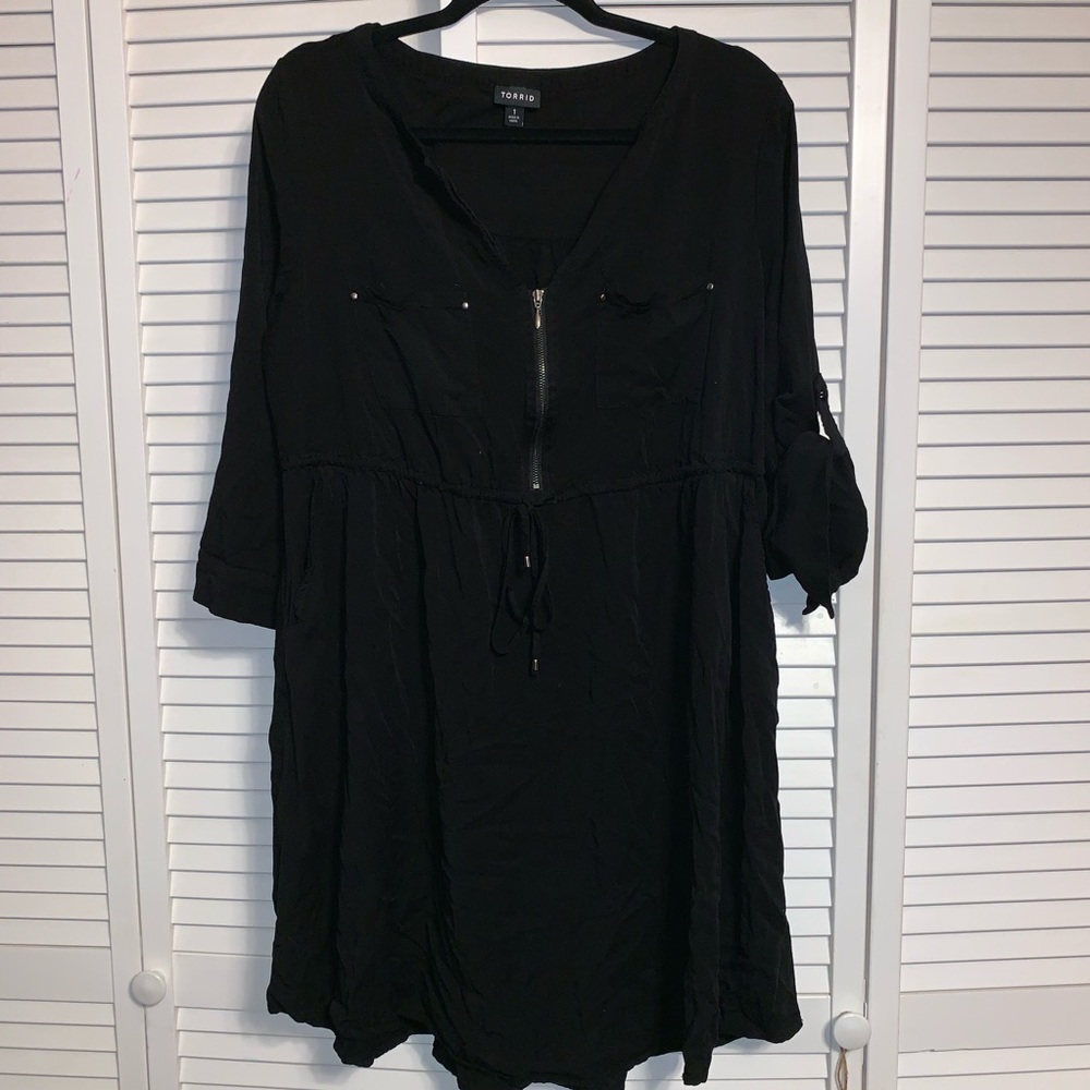 Torrid Black Shirt Dress